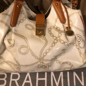 🔥BLACK FRIDAY SALE💥 💥New Brahmin Elisa Navigator Leather Handbag Vintage